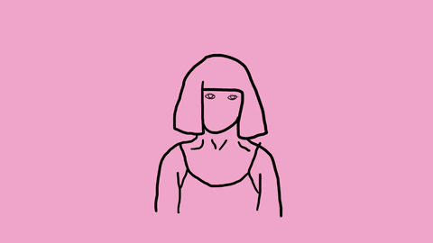 Lsd Pink Woman Crying GIF