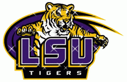 Lsu Football Glittering Tigers Logo GIF