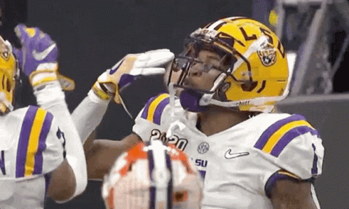 Lsu Football Jamarr Blowing Kisses GIF