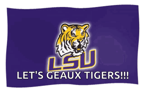 Lsu Football Let's Geaux Tigers GIF