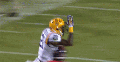 Lsu Football Shark Fin Sign GIF