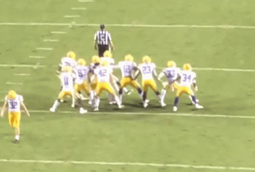 Lsu Football Team Fooling The Referee GIF