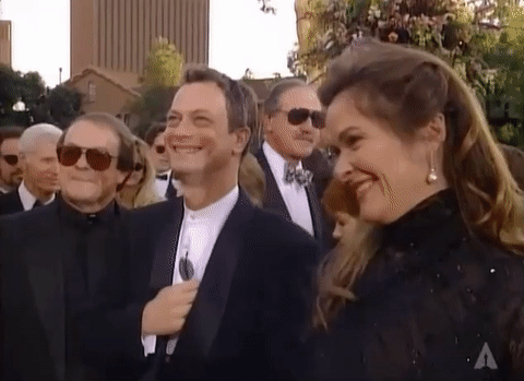 Lt Dan Waves At People GIF