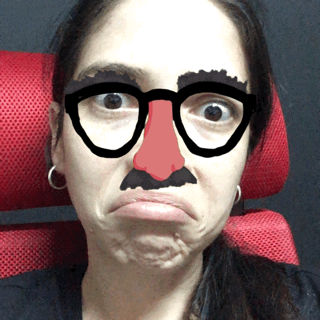 Lubela Parrales Funny Faces Filter GIF