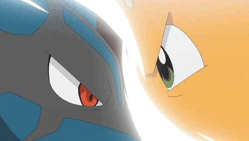 Lucario Vs Dragonite GIF