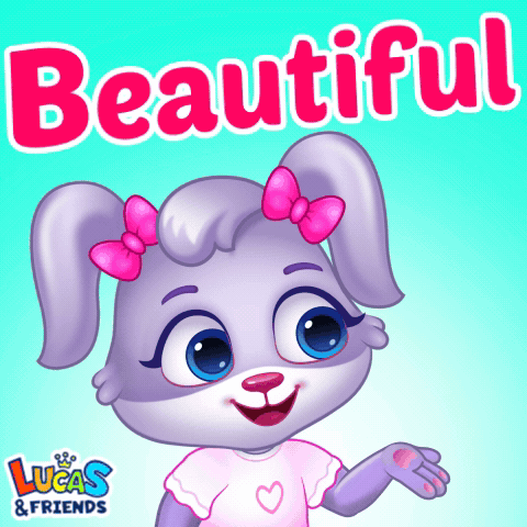 Lucas And Friends Advertisement With Purple Rabbit GIF