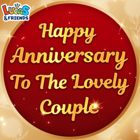 Lucas and Friends Anniversary Greeting Card