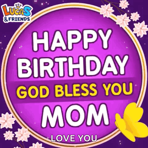 Lucas and Friends Birthday Card for Mom