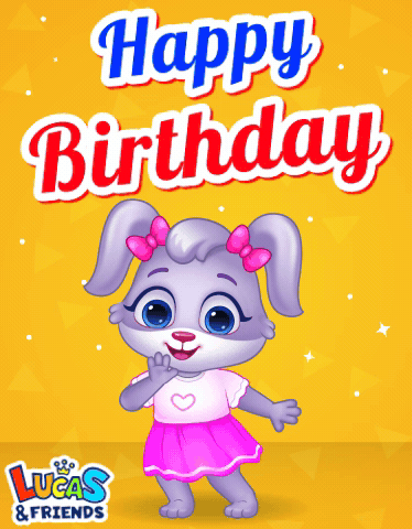 Lucas and Friends Bunny Greeting Card