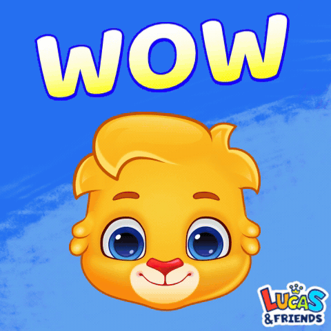 Lucas and Friends Cartoon Face Advertisement