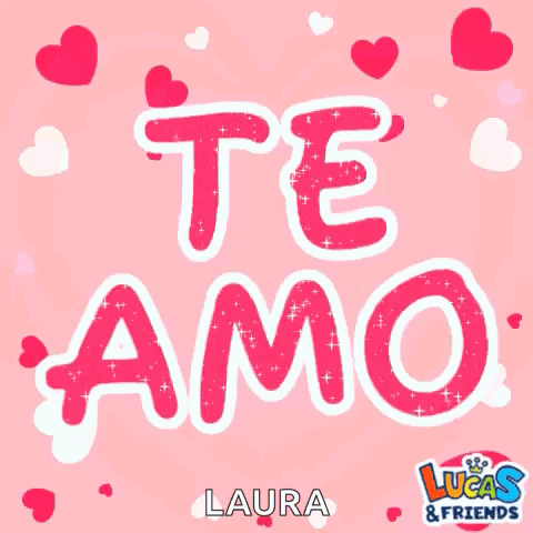 Lucas and Friends Greeting Card With Laura
