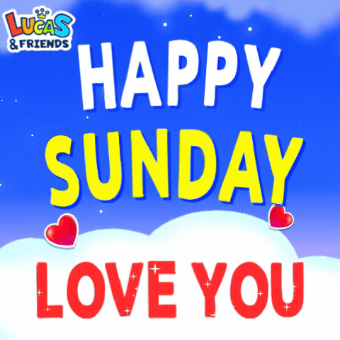 Lucas and Friends Happy Sunday Love You Greeting Card