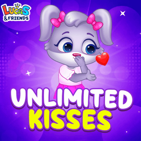 Lucas and Friends Rabbit Holding Heart