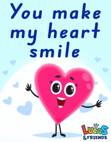Lucas and Friends Smiling Heart