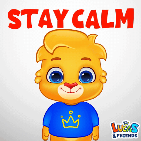 Lucas And Friends Stay Calm GIF