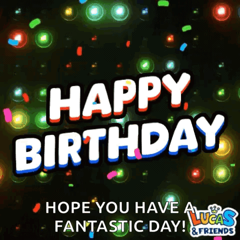 Lucas And Friends Wishes Happy Birthday GIF