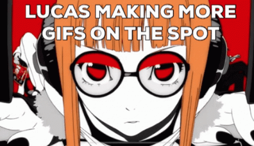 Lucas and Girl in Glasses Making Gifs on Spot