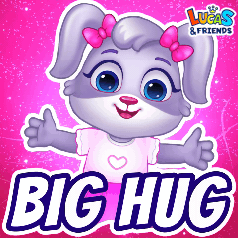 Lucas & Friends Bunny Giving Big Hug