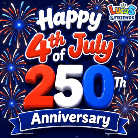 Lucas & Friends Celebrating 4th of July