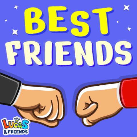 Lucas & Friends Fist Bumps Poster