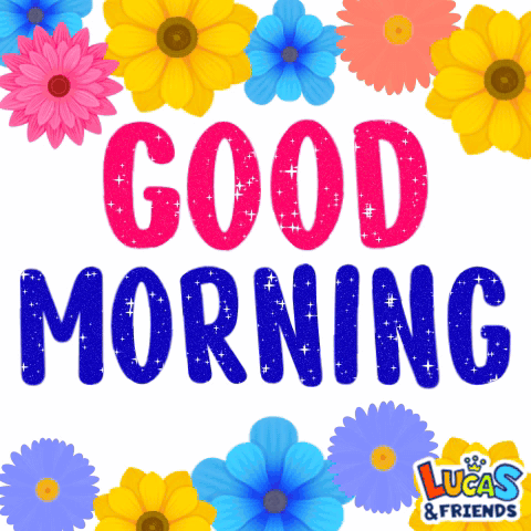 Lucas & Friends Greeting Card With Good Morning