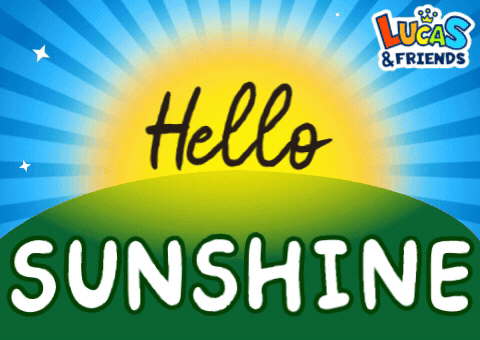 Lucas & Friends Hello Sunshine GIF