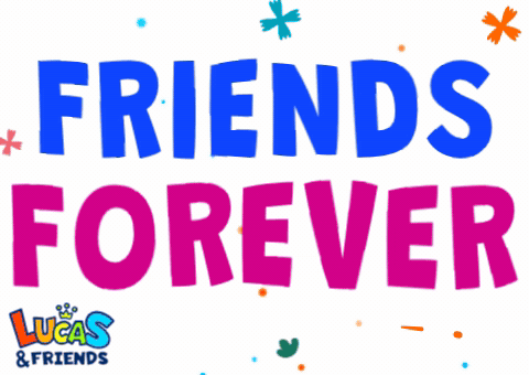 Lucas & Friends Logo Friends Forever GIF