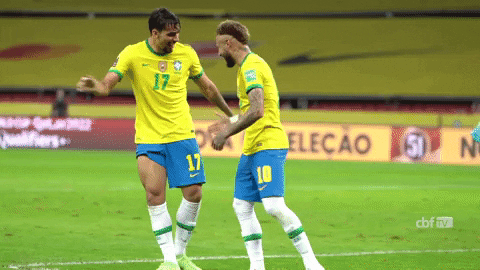 Lucas Paqueta Bro Hug With Neymar Selecao GIF
