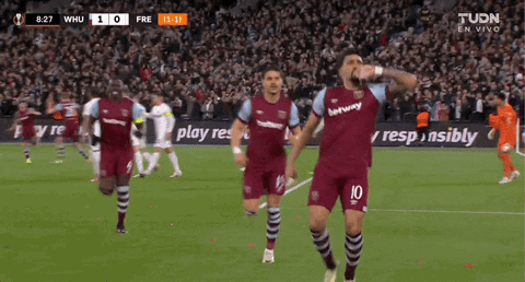Lucas Paqueta Celebrating GIF