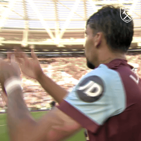 Lucas Paqueta Clapping In Football Field GIF