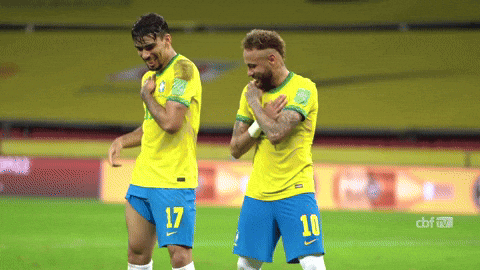 Lucas Paqueta Dancing With Neymar Selecao GIF