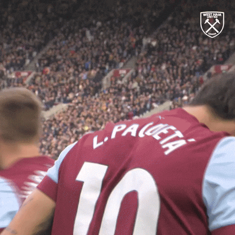 Lucas Paqueta Low Five With Teammates GIF