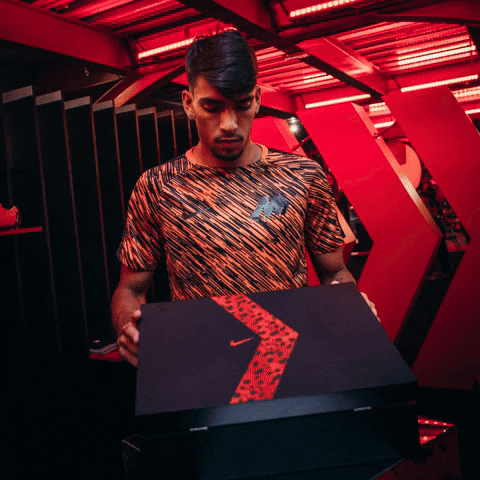 Lucas Paqueta Opening A Box GIF