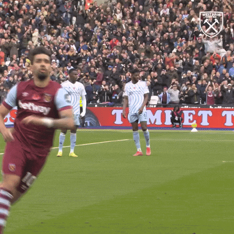 Lucas Paqueta Running To Football Field Edge GIF