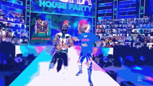 Lucha House Party Lince Dorado Gran Metalik GIF