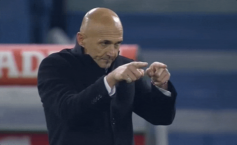 Luciano Spalletti Coaching Italy GIF