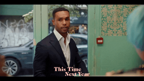 Lucien Laviscount Emily In Paris In Black Suit GIF