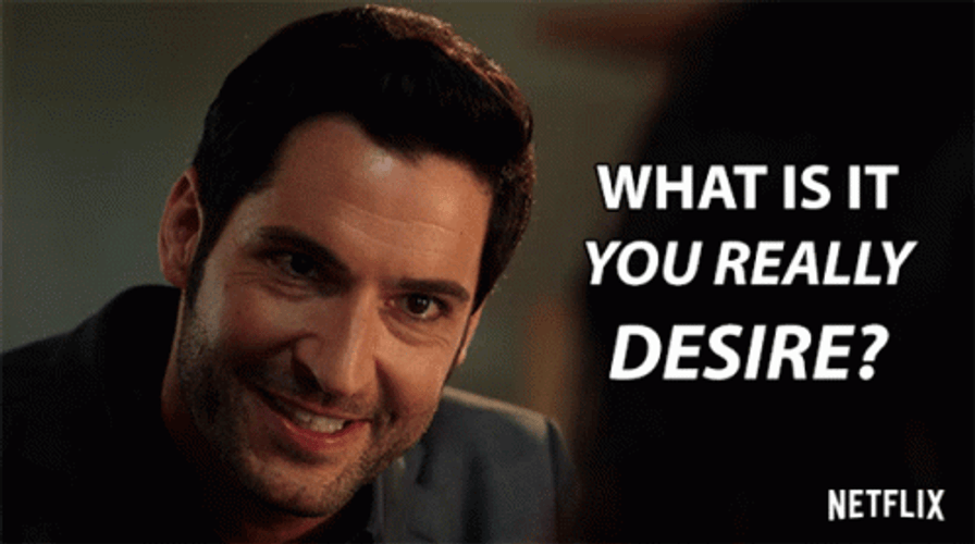 Lucifer Devious Smile What Do You Want GIF
