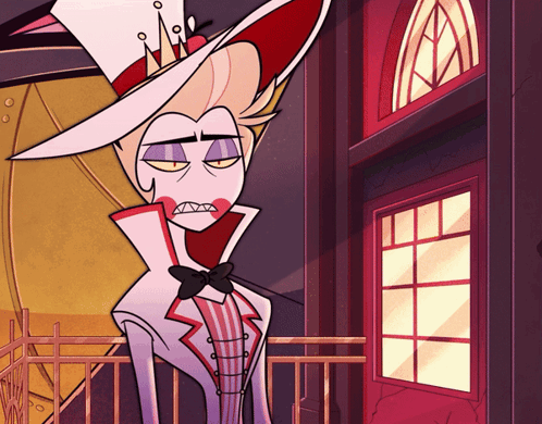 Lucifer Hazbin Hotel Explaning GIF