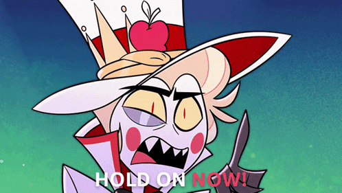 Lucifer Hazbin Hotel Hold On Now GIF