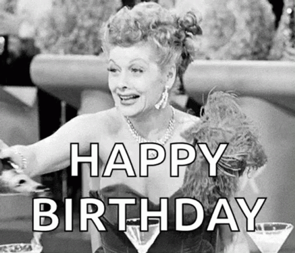 Lucille Ball Happy Birthday GIF