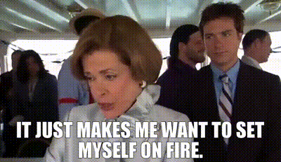 Lucille Bluth Angry Reaction GIF