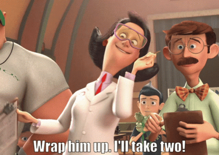 Lucille Krunklehorn Wrap It Up Ill Take Two GIF