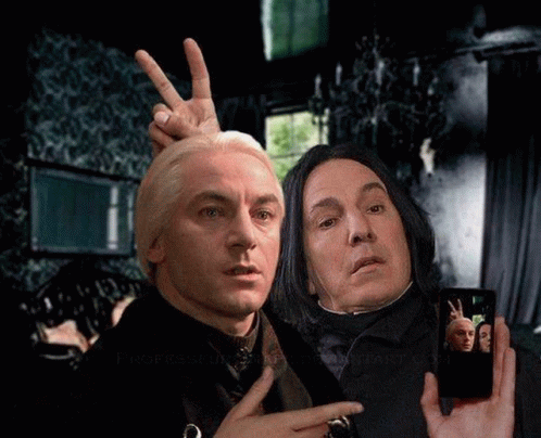 Lucius Malfoy And Professor Snape GIF