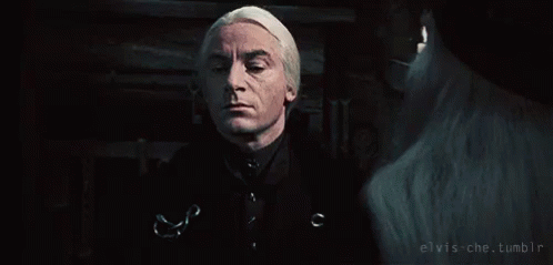 Lucius Malfoy Blinking Eyes GIF