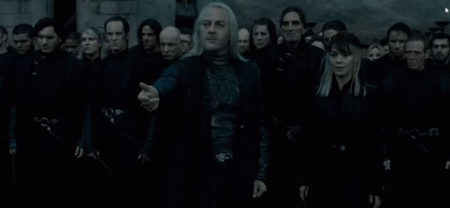 Lucius Malfoy Explaining GIF