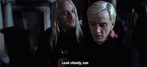 Lucius Malfoy Look Closely Son GIF