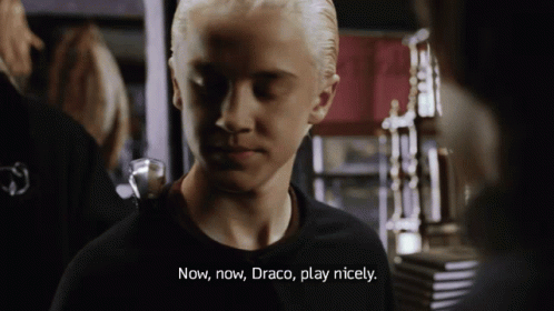 Lucius Malfoy Now Now Draco GIF | GIFDB.com