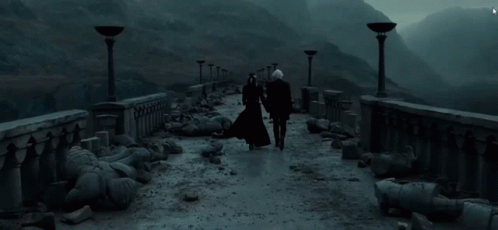 Lucius Malfoy Running GIF