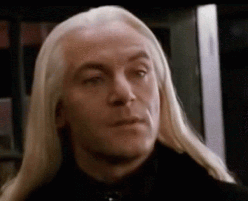Lucius Malfoy Talking GIF